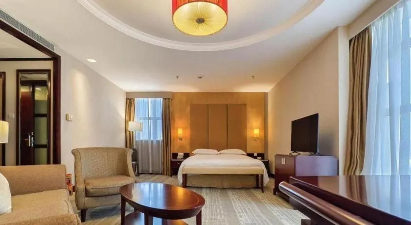 Bed in Golden Diamond Hotel Zhongshan