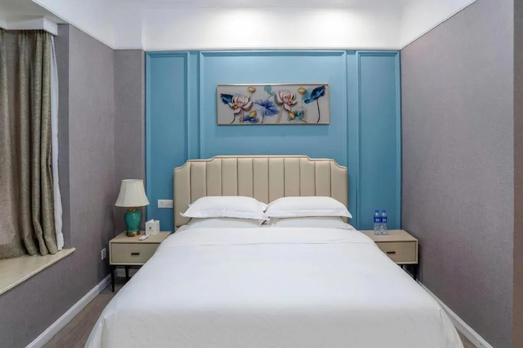 Bed in Golden Diamond Hotel Zhongshan
