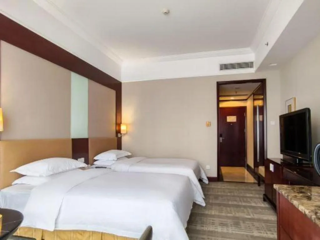 Bed in Golden Diamond Hotel Zhongshan