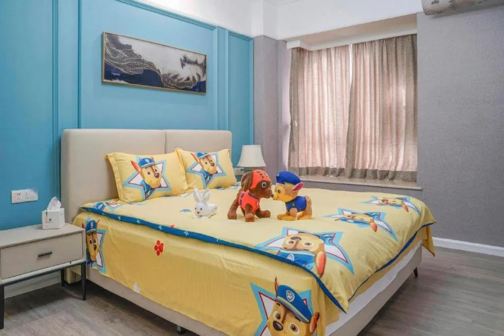 Bed in Golden Diamond Hotel Zhongshan