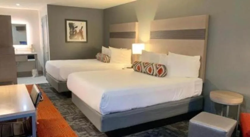 Bed in Pacific Motor Inn