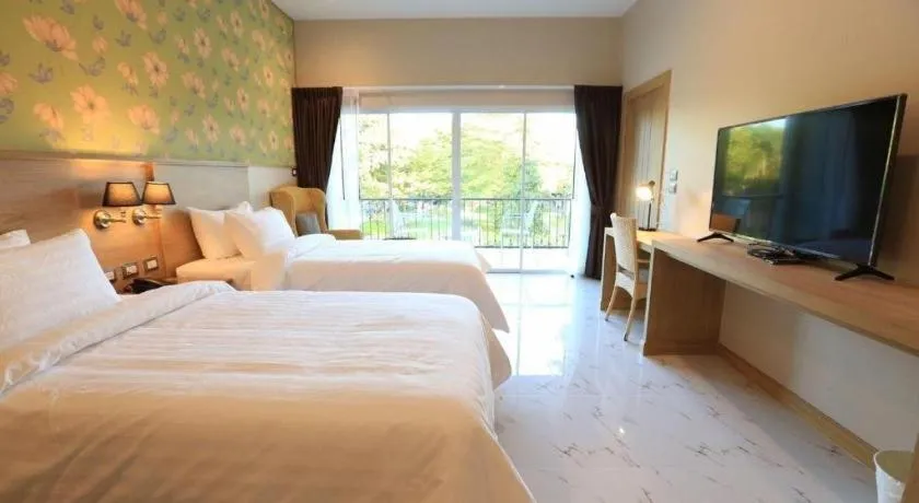 Bed in Amarin Resort