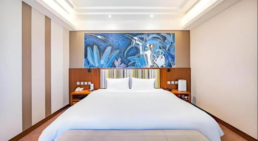 Bed in Grand Skylight Catic Hotel