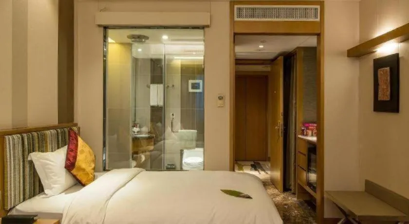 Bed in Grand Skylight Catic Hotel