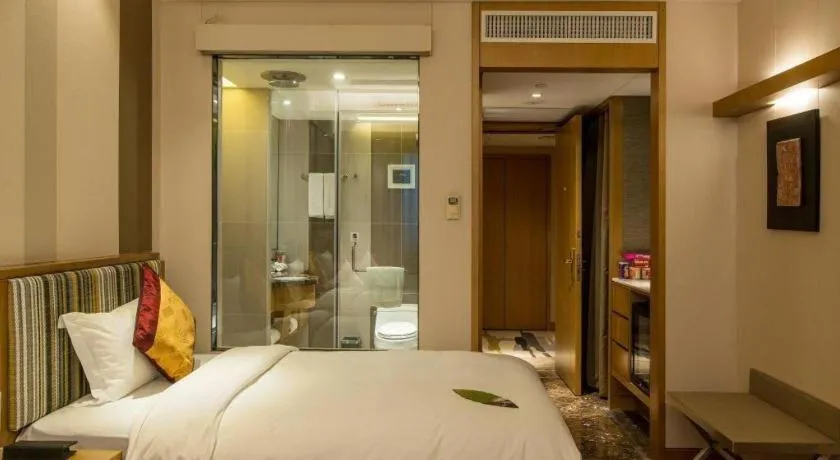 Bed in Grand Skylight Catic Hotel