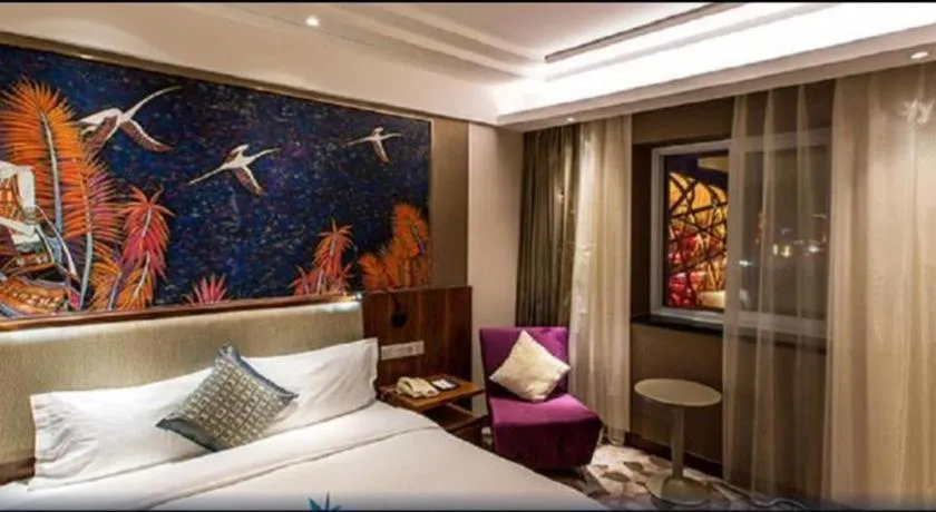 Bed in Grand Skylight Catic Hotel