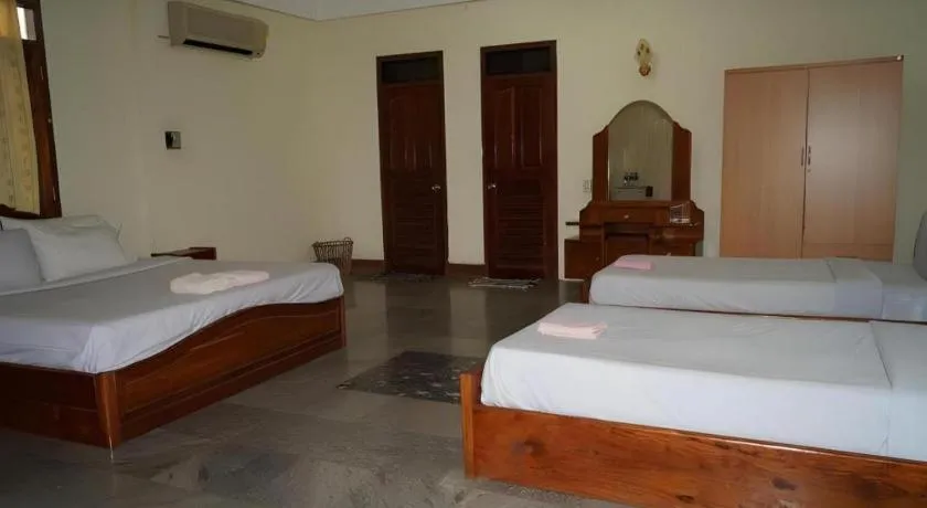 Bed in Champa Residence Hotel