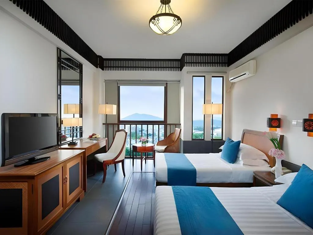 Bed in International Asia-Pacific Convention Center