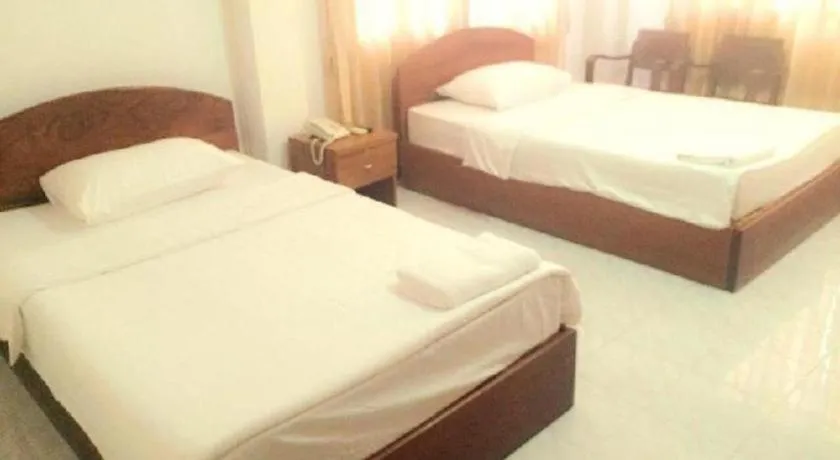 Bed in Saysamphanh Hotel