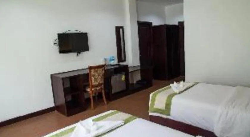 Bed in Saysamphanh Hotel