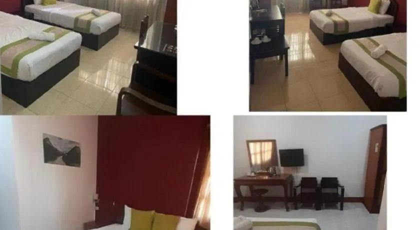 Bed in Saysamphanh Hotel