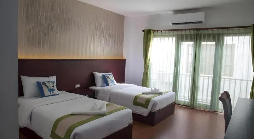 Bed in Saysamphanh Hotel