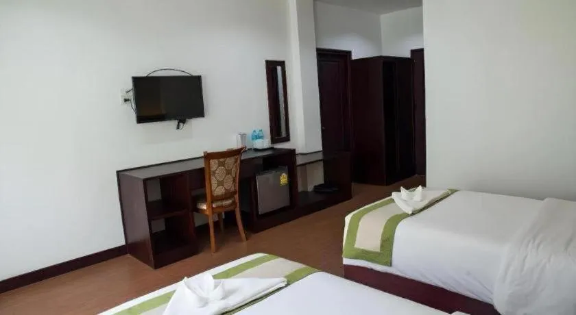 Bed in Saysamphanh Hotel