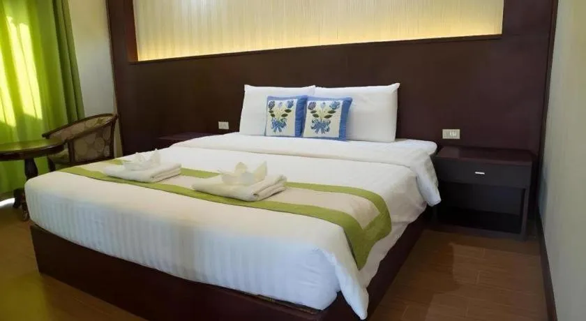 Bed in Saysamphanh Hotel