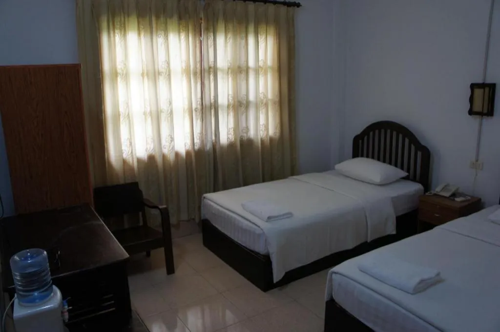 Bed in Saysamphanh Hotel