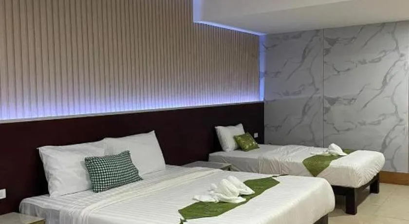 Bed in Saysamphanh Hotel