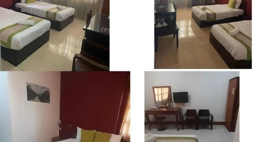 Bed in Saysamphanh Hotel