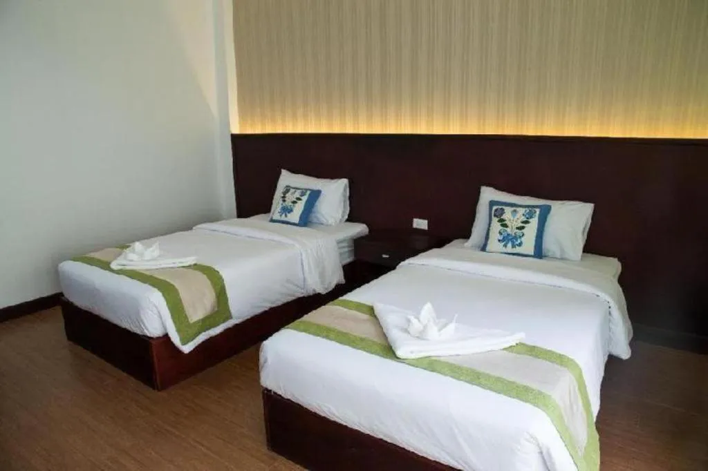 Bed in Saysamphanh Hotel