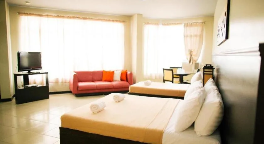 Bed in Ati-Atihan Festival Hotel