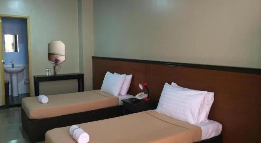 Bed in Ati-Atihan Festival Hotel