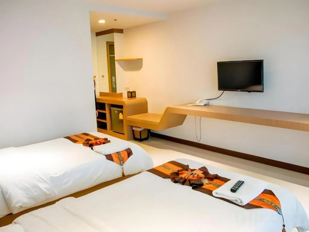 Bed in Huay Kaew Palace 1 Hotel