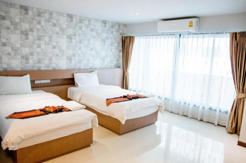 Bed in Huay Kaew Palace 1 Hotel