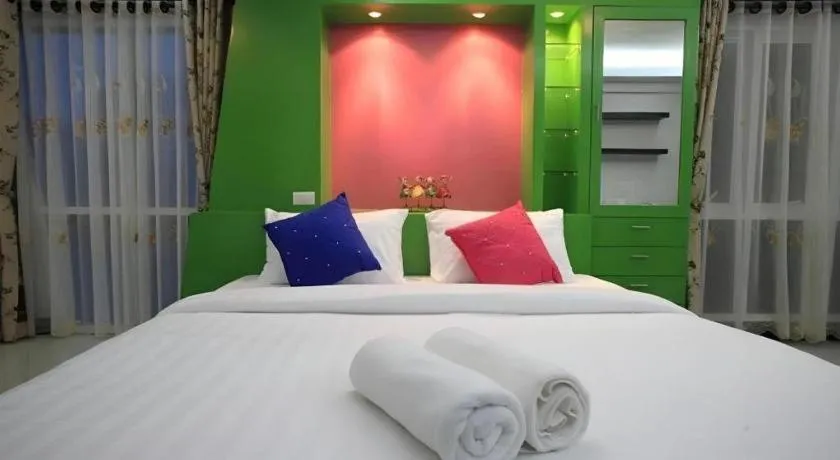 Bed in Huay Kaew Palace 1 Hotel