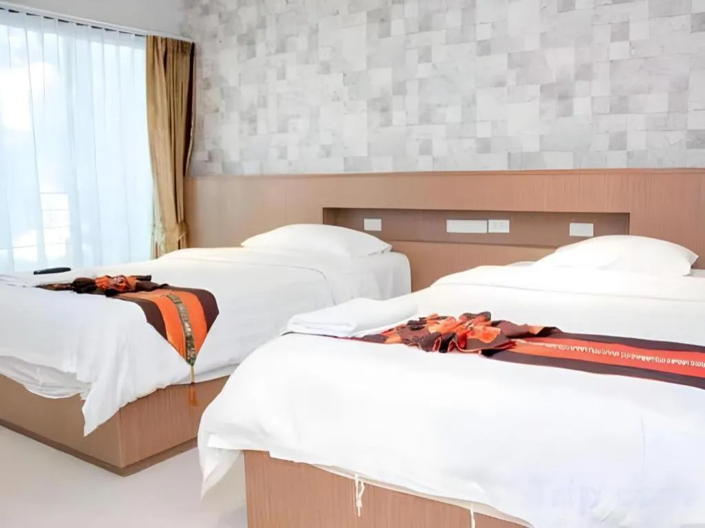 Bed in Huay Kaew Palace 1 Hotel