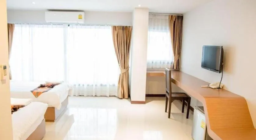 Bed in Huay Kaew Palace 1 Hotel