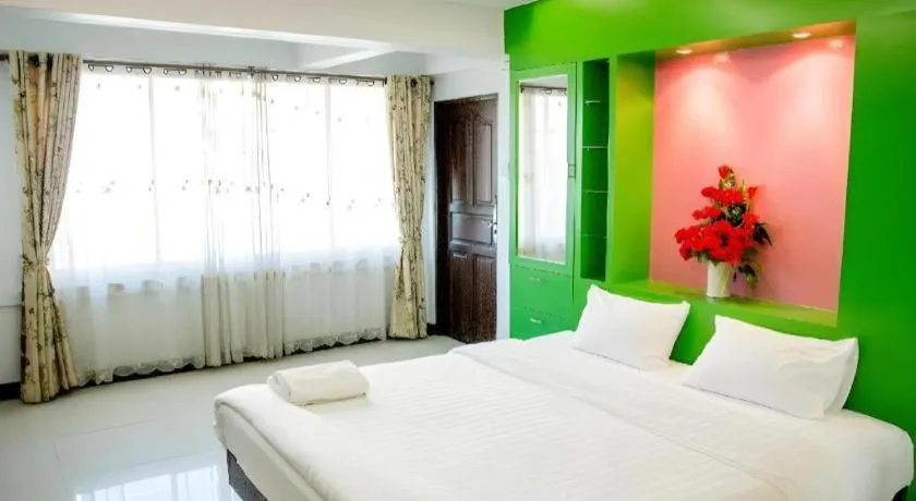 Bed in Huay Kaew Palace 1 Hotel