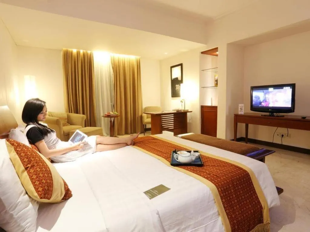 Bed in Grand Surya Hotel Kediri