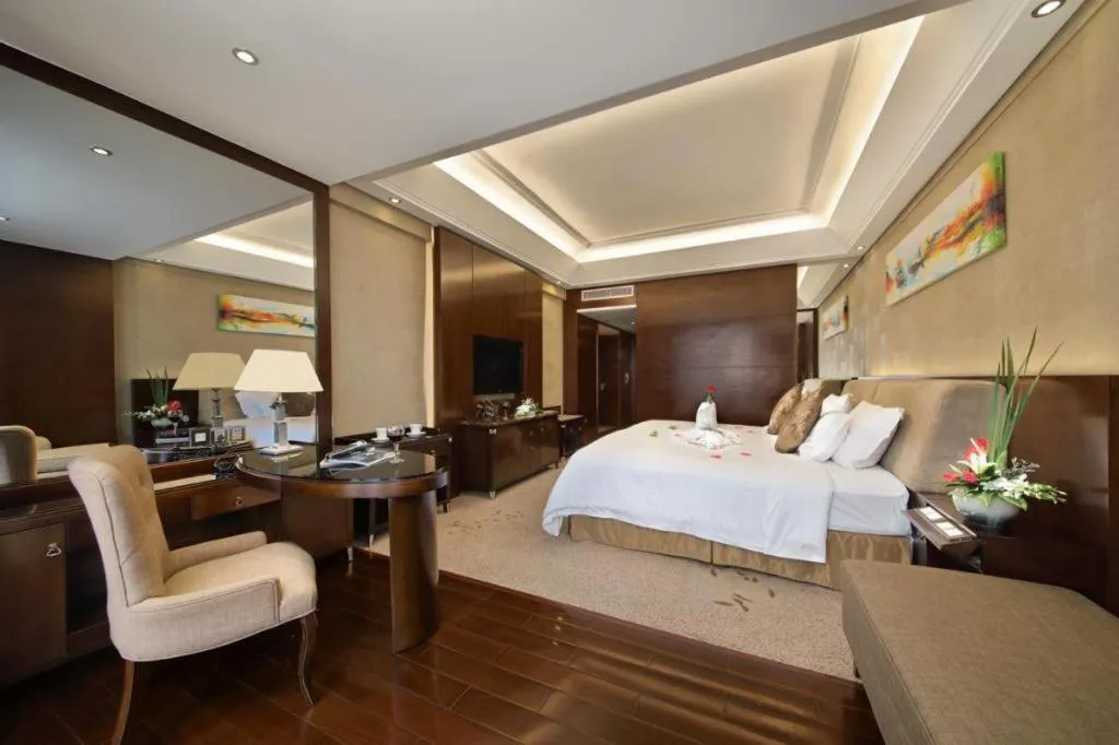 Bed in Hongfeng Hotel Nanshan Branch