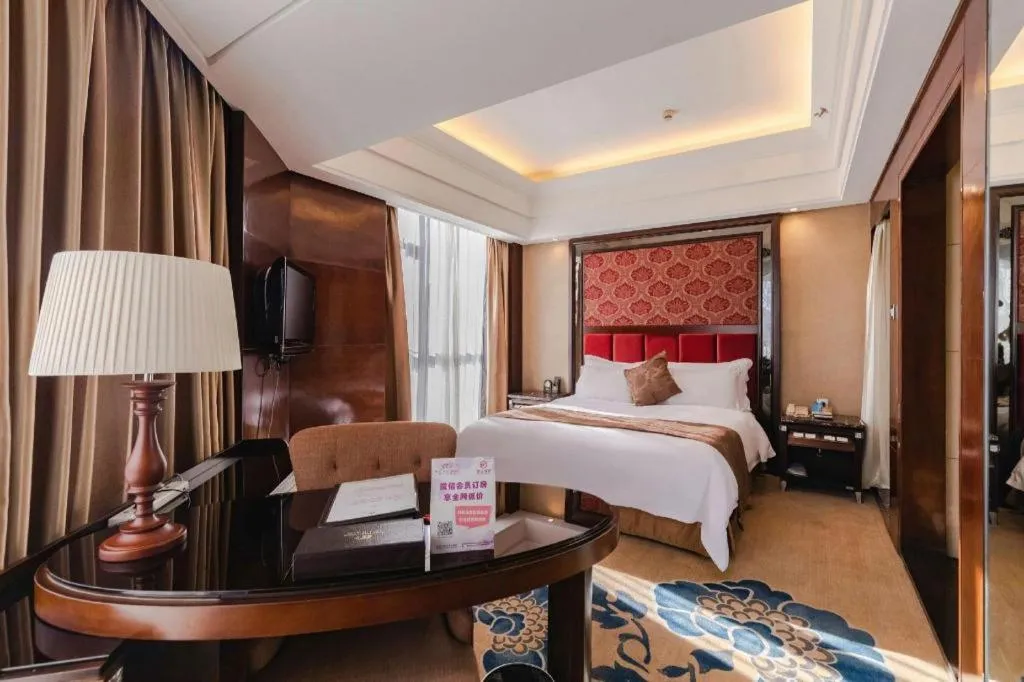 Bed in Hongfeng Hotel Nanshan Branch