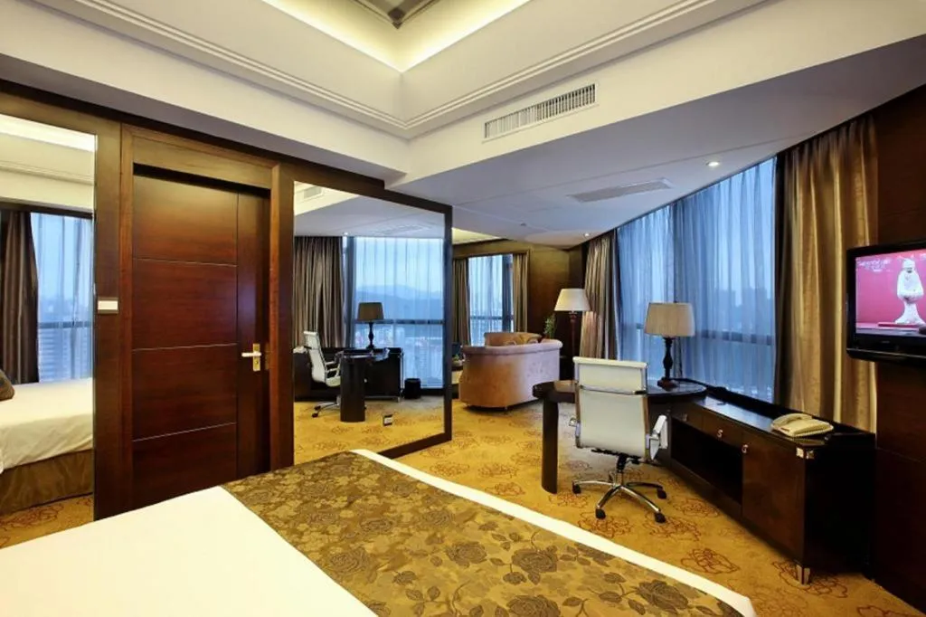 Bed in Hongfeng Hotel Nanshan Branch