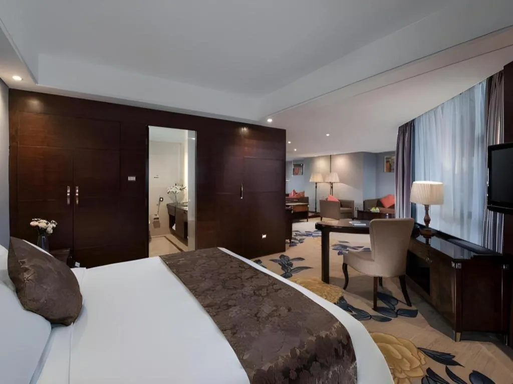 Bed in Hongfeng Hotel Nanshan Branch