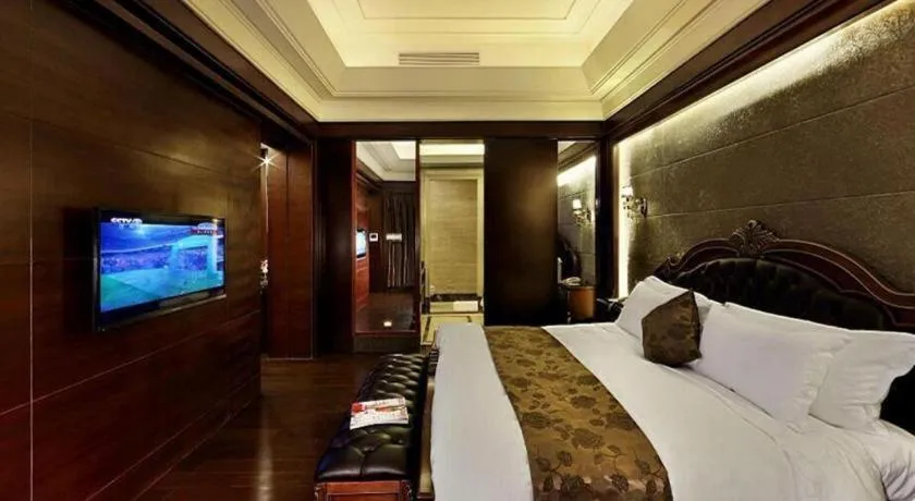 Bed in Hongfeng Hotel Nanshan Branch