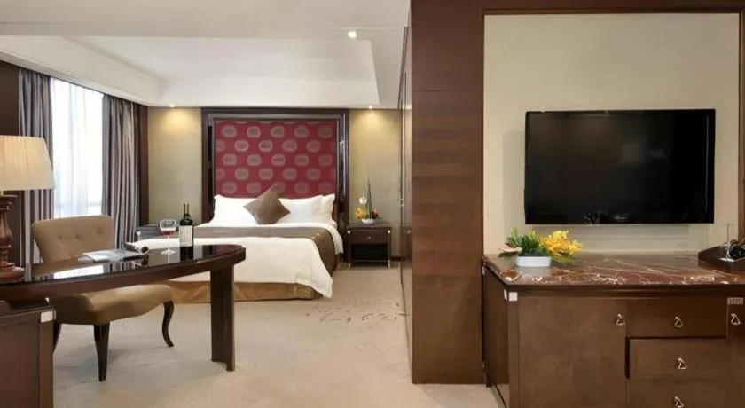Bed in Hongfeng Hotel Nanshan Branch