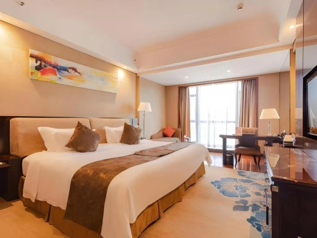 Bed in Hongfeng Hotel Nanshan Branch