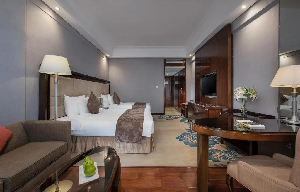 Bed in Hongfeng Hotel Nanshan Branch