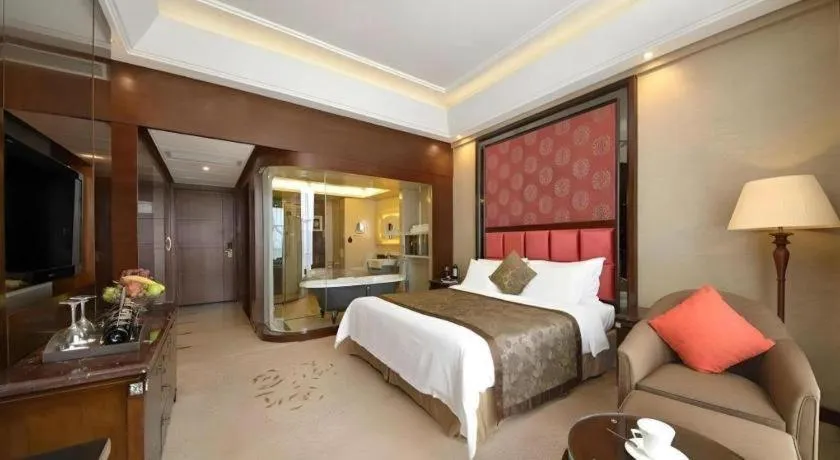Bed in Hongfeng Hotel Nanshan Branch