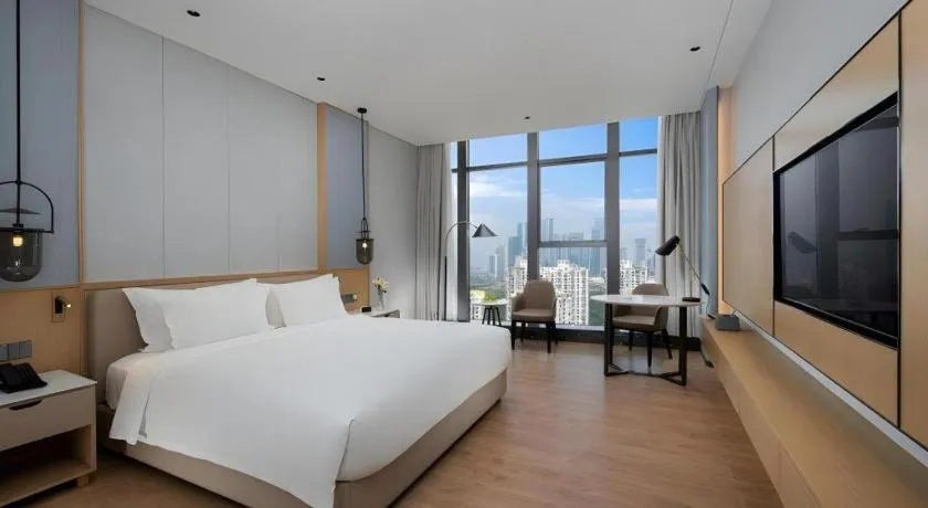 Bed in Hongfeng Hotel Nanshan Branch