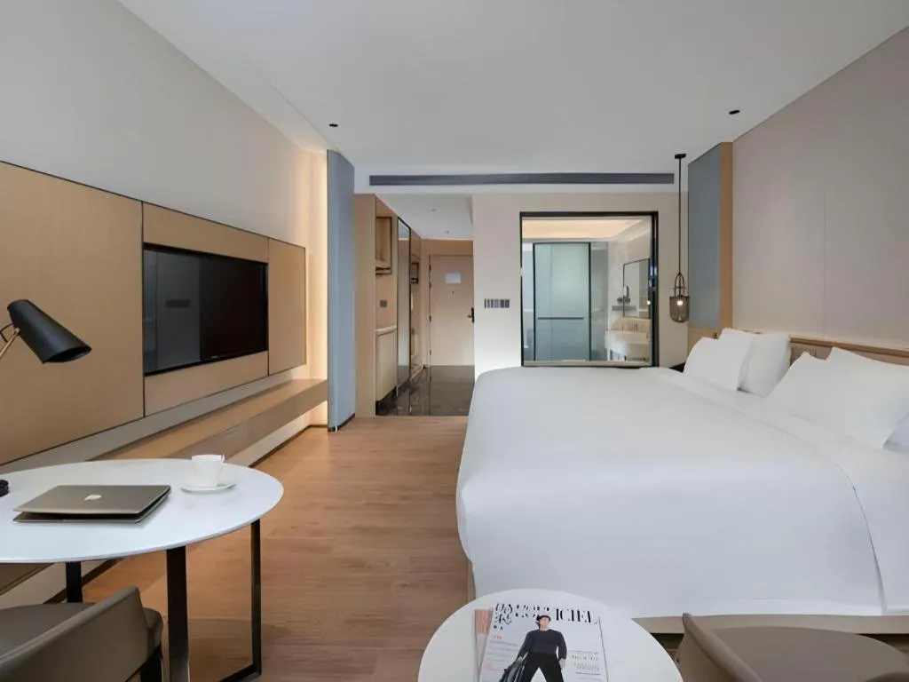 Bed in Hongfeng Hotel Nanshan Branch