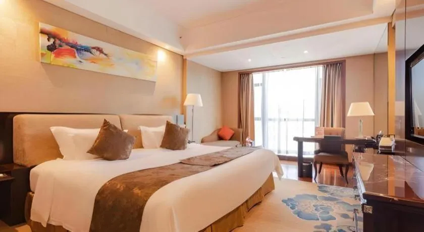 Bed in Hongfeng Hotel Nanshan Branch