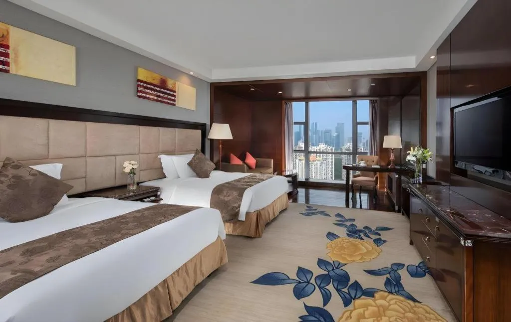 Bed in Hongfeng Hotel Nanshan Branch