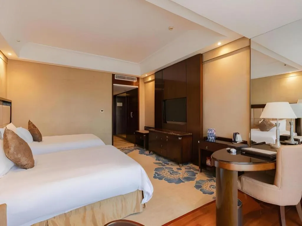 Bed in Hongfeng Hotel Nanshan Branch