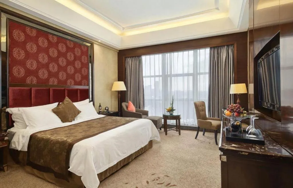 Bed in Hongfeng Hotel Nanshan Branch
