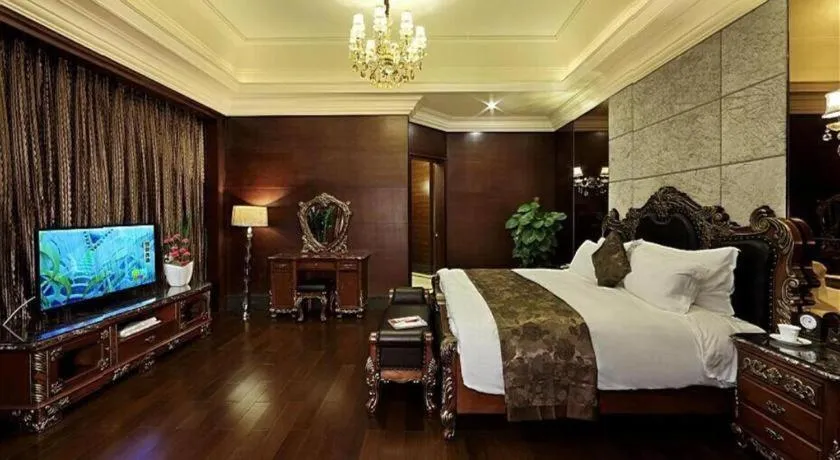 Bed in Hongfeng Hotel Nanshan Branch