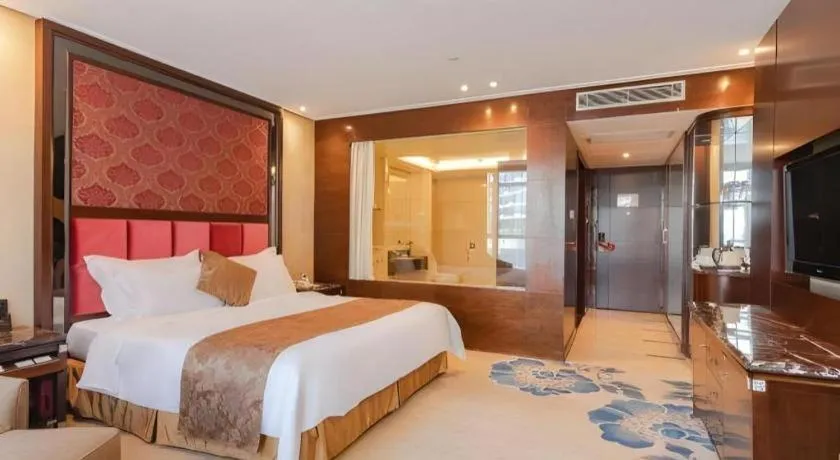 Bed in Hongfeng Hotel Nanshan Branch