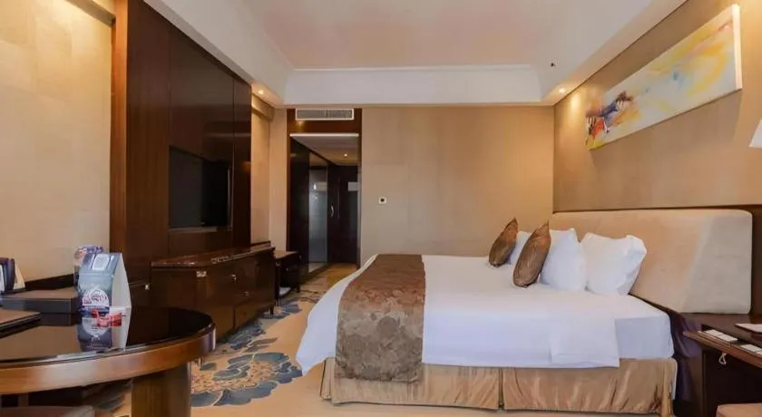 Bed in Hongfeng Hotel Nanshan Branch
