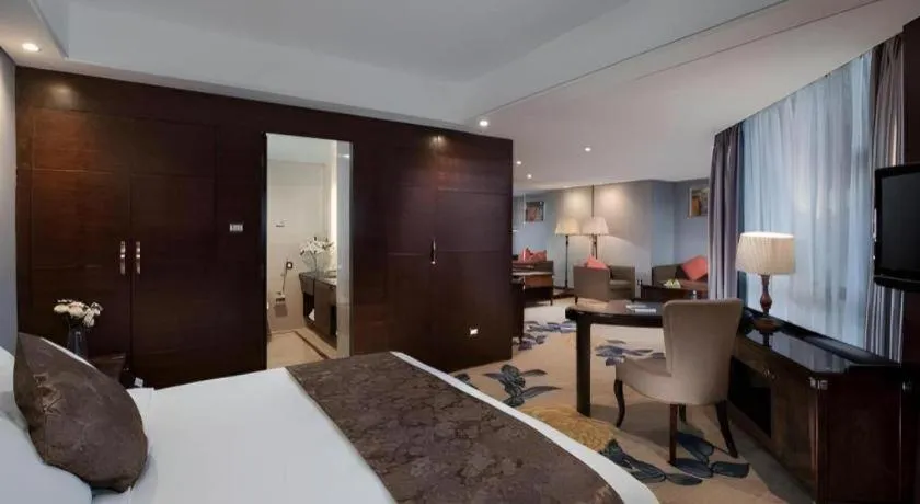 Bed in Hongfeng Hotel Nanshan Branch